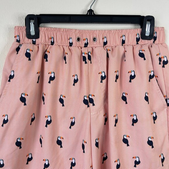 Mosmann Australia Board Shorts Mens Medium Swim Trunks Orange Toucan M - Picture 2 of 8